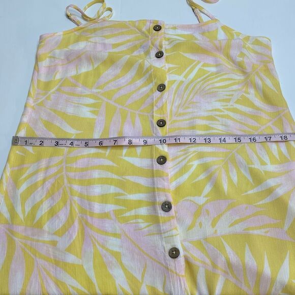 Billabong Morning Light Mini Slip Dress Tropical Print Size Large - Picture 8 of 12
